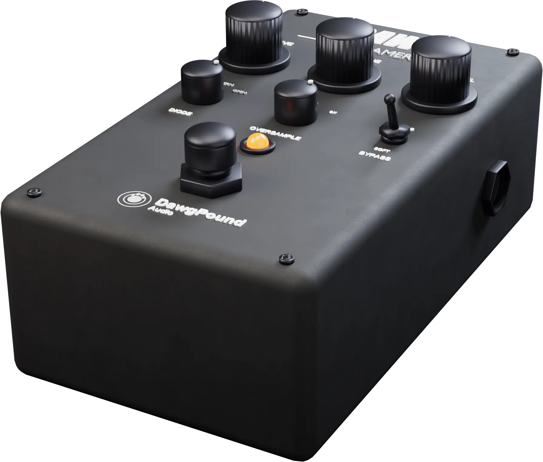 DawgScreamer 2 overdrive pedal — 3/4 angle